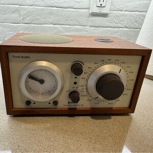 Tivoli Audio Model Three BT Radio - Brown and Silver